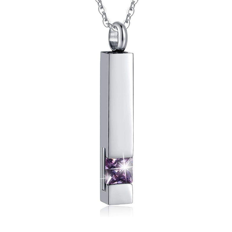 Twelve Birthday Stone Ashes Necklace Can Be Opened With Diamonds Zodiac What Else You Got?