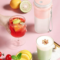 Portable Blender USB Rechargeable - Personal Smoothie & Juice Cup for Travel, Gym, Office