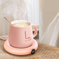 Warm Your Heart & Coffee with Our Smart Heating Mug Coaster - Keep Drinks Hot for Hours!
