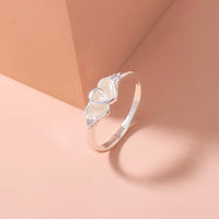 Glow-in-the-Dark Lovers Hearts Rings - Symbol of Eternal Love & Faith