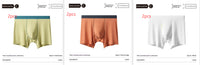 Mens Bamboo Pulp Fiber Extended-length Athletic Underwear