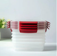 5-Pack Airtight Food Storage Containers – BPA-Free, Stackable & Leak-Proof Meal Prep Set