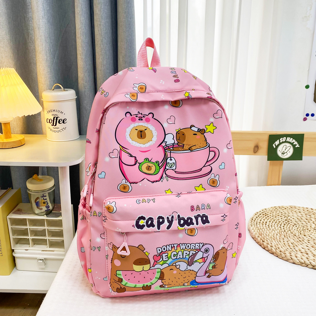 Capybara School Backpack For Girls In Primary And Middle School What Else You Got?