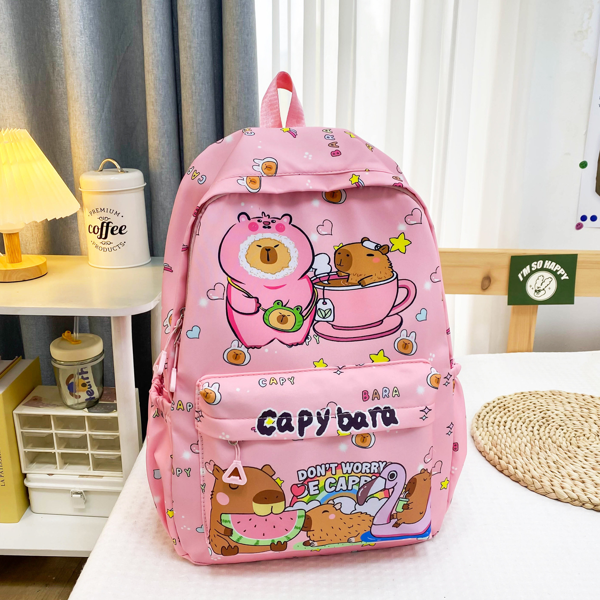 Capybara School Backpack For Girls In Primary And Middle School What Else You Got?