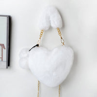 Heartwarming Love Bags Soft Plush Valentine's Handbag - Perfect for Women's Gifts