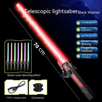 7-Color Telescopic LED Light Sword – Glow Stick for Cosplay, Parties & Night Play