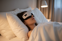 Healing Eye Massager with Heat & Bluetooth Music – 4D Airbag Pressure, Spa Relaxation at Home