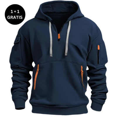 Dropped Shoulder Hooded Sweatshirt Men's Women's Plus Size Loose Pullover Fashion Sweatshirt What Else You Got?