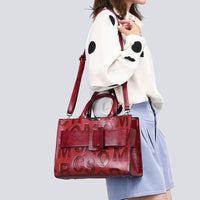 Women’s PU Leather Crossbody Bag – Large-Capacity Travel Purse in 4 Colors