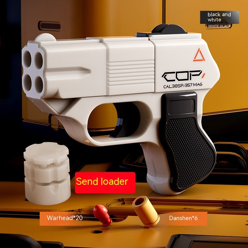 Children's Plastic Automatic Throwing Shell Toy Gun What Else You Got?