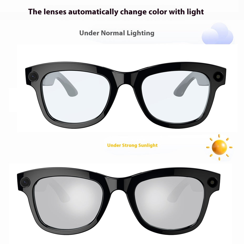 AI Smart Camera Glasses with 8MP HD Camera, Bluetooth Music &amp; Calls, Real-Time Translation What Else You Got?