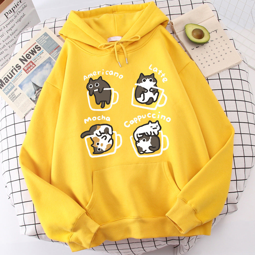 Casual Loose Pullover Hoodie – Multi‑Color Pattern Print Polyester Sweatshirt (XS–3XL) What Else You Got?
