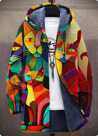 Cozy Winter Windproof Jacket with Plush Lining - Stylish & Warm