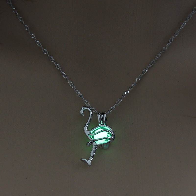 Glow‑in‑the‑Dark Flamingo Cut‑Out Necklace What Else You Got?