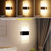 USB-Powered LED Wall Lamp with Long-Lasting Battery - Modern Indoor Lighting