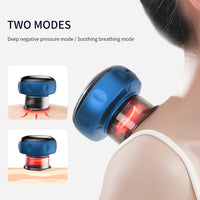 Electric Cupping & Gua Sha Massager – Vacuum Suction Body Massage Tool with Heat