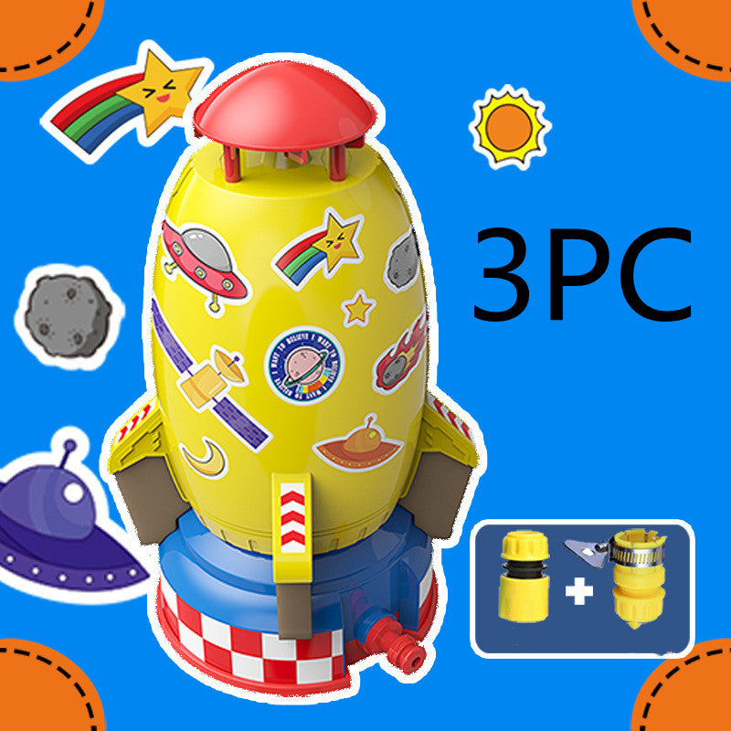 Rocket Water Sprinkler Launcher Toy – Outdoor Flying Spray Toy for Kids Summer Fun What Else You Got?