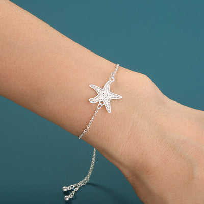 Glow-in-the-Dark Starfish Bracelet - Christian Jewelry with Scripture Inspiration