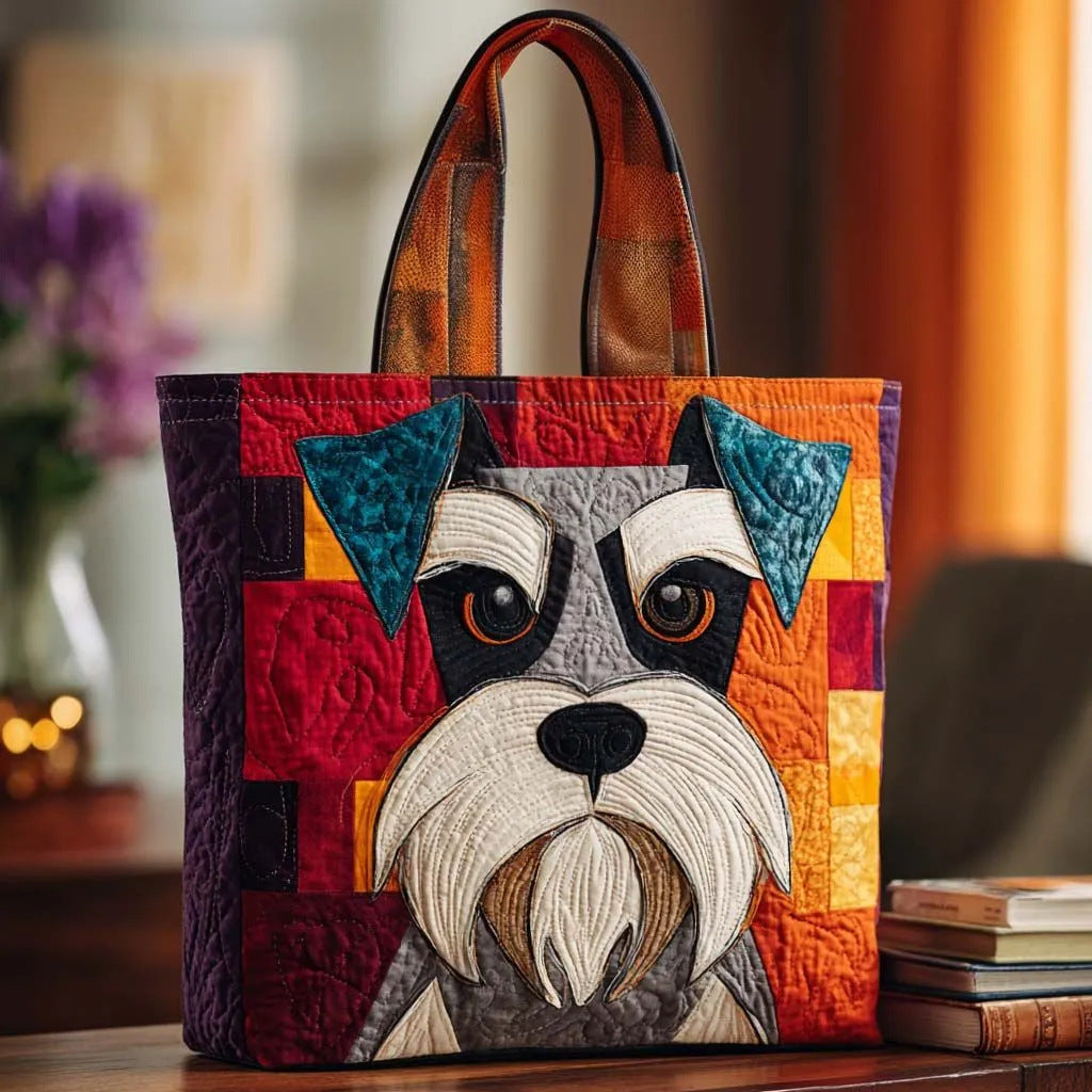 300g Canvas Dog-Printed Tote And Shoulder Bag What Else You Got?