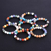 Solar System Planet Bracelet – Natural Stone Chakra Bead Jewelry for Everyday Wear