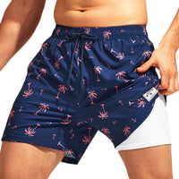Modest & Stylish Men's Swim Trunks with Anti-Embarrassment Lining - Perfect for Beach & Pool Days | Christian-Inspired Swimwear
