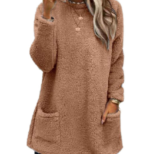 Women’s Winter Fleece Pullover Sweater with Pockets What Else You Got?