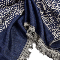 Ethnic Yarn-Dyed Totem Scarf – Unisex Rayon Winter Scarf 65 × 195 cm