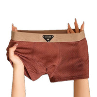 Men's Ice Silk Sport Boxer Briefs - Breathable & Fashionable Underwear