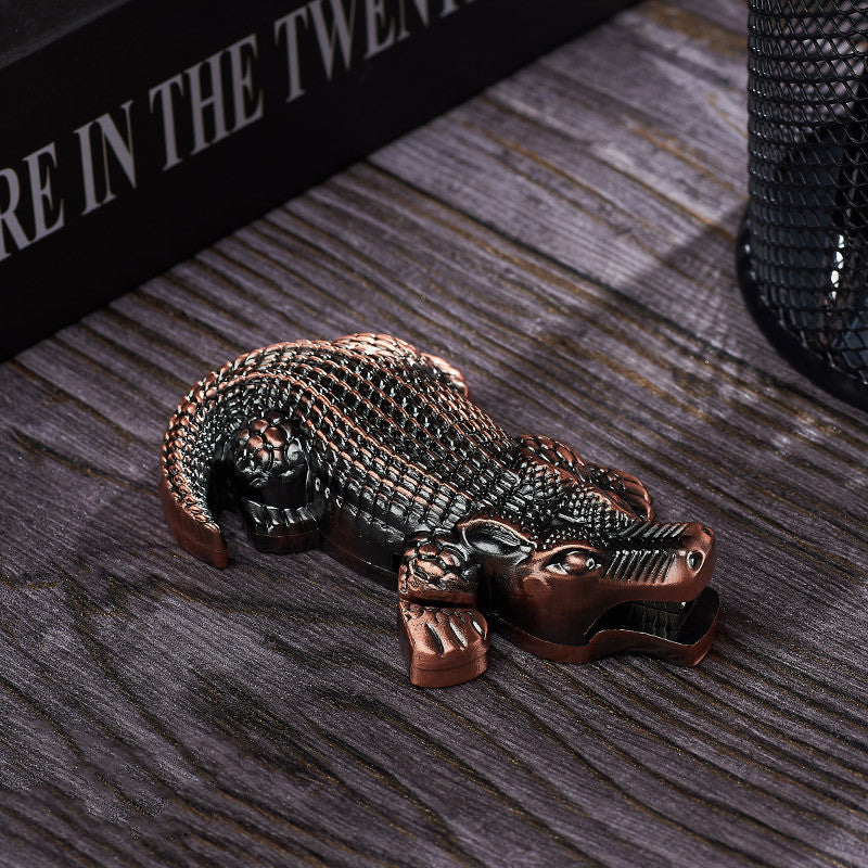 Crocodile‑Shaped Torch Lighter – Windproof Refillable Butane Flame (Zinc Alloy, Portable Design) What Else You Got?