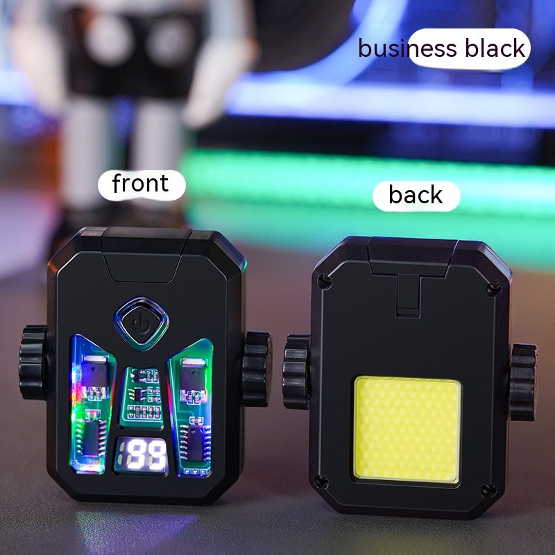 Personalized Double‑Charging Fingertip Gyro Lighter with Transparent Body & LED Lights What Else You Got?