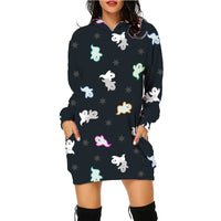 Halloween Christian Hoodie - Long Sleeve Printed Sweater with Pockets for Women