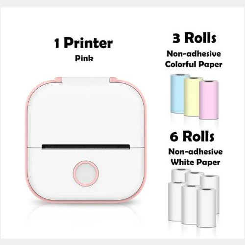 Portable Mini Thermal Label Printer Home Photo Printer Student Wrong Question Printer Bluetooth-compatible Mini Label Printer Price Tag What Else You Got?