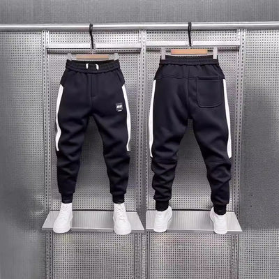 Comfortable & Stylish Casual Jogger Pants - Elastic Cuffs, Loose-Fit, On-Trend Black Pants for Everyday Wear