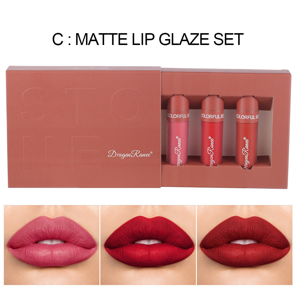 3‑Piece Matte Lip Gloss Set – Long‑Lasting Mineral Formula, Non‑Stick Cup Finish What Else You Got?