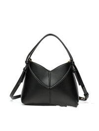 Retro Oval Crossbody Bag – Minimalist PU Shoulder Purse for Everyday Wear