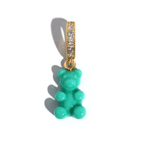 Y2K Gummy Bear Heart Necklace – Colorful Kawaii Candy Pendant