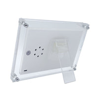 Heavenly Moments Digital Photo Frame - Transparent Acrylic Video Player for Family Memories & Worship | 7-10