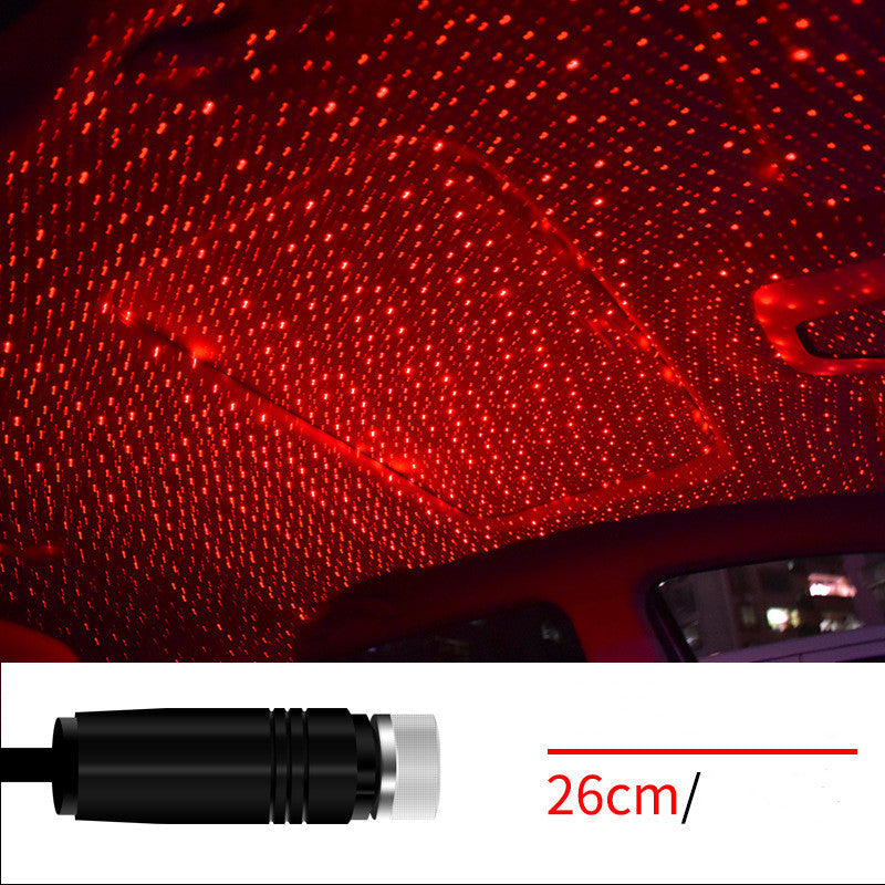 USB Starry Sky Car Light Projector – Galaxy LED Interior Ambient Lighting with Voice Control What Else You Got?