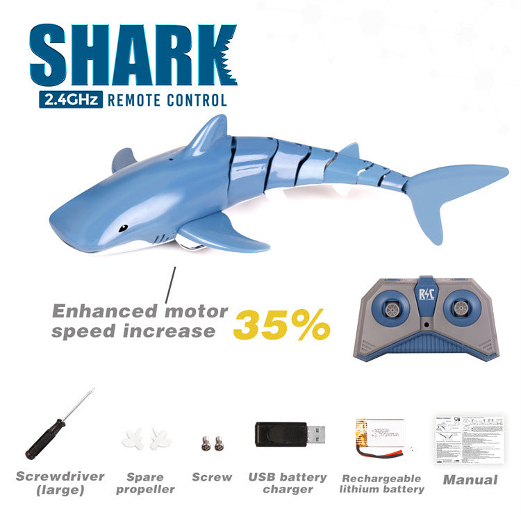 2.4G Remote Control Water Jet Shark Funny Water Spray Simulation Whale Animals Submarine Remote Control Fish What Else You Got?