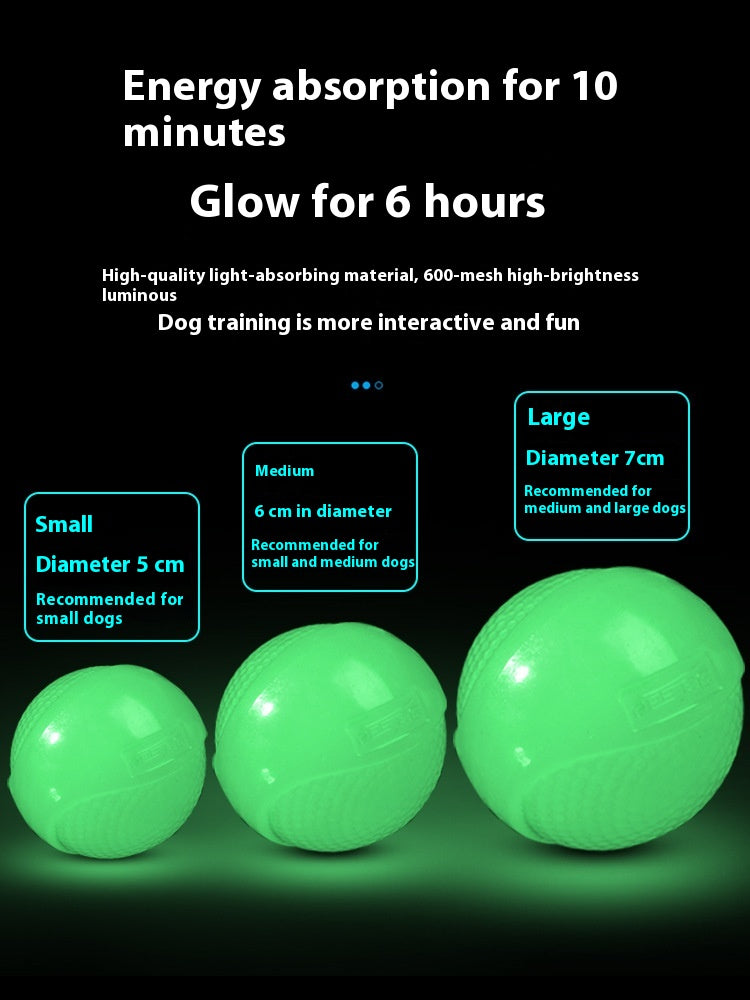 Luminous Toy Ball Puppy Dog Molar Elastic Ball Rubber Ball What Else You Got?