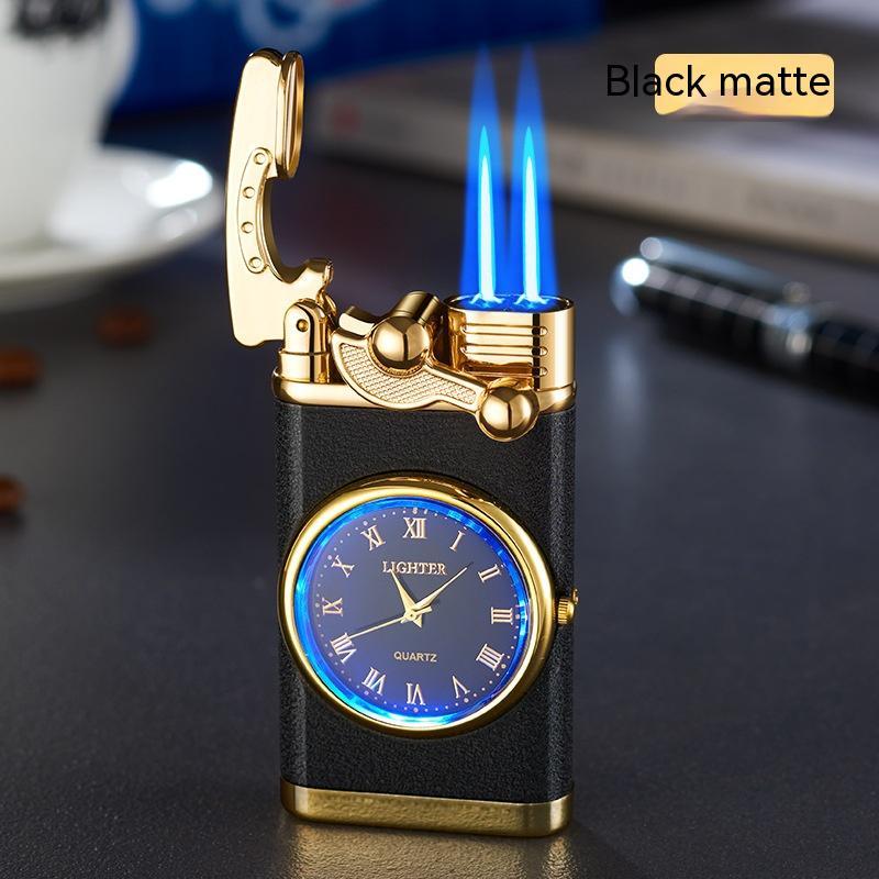 2‑in‑1 Watch Lighter – Real Dial Wristwatch with Windproof Blue Flame Torch (Refillable Butane What Else You Got?