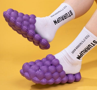 New Summer Fashion Massage Mesh  Bubble  Bathroom Slides Home Indoor Anti-Skid Shoes What Else You Got?