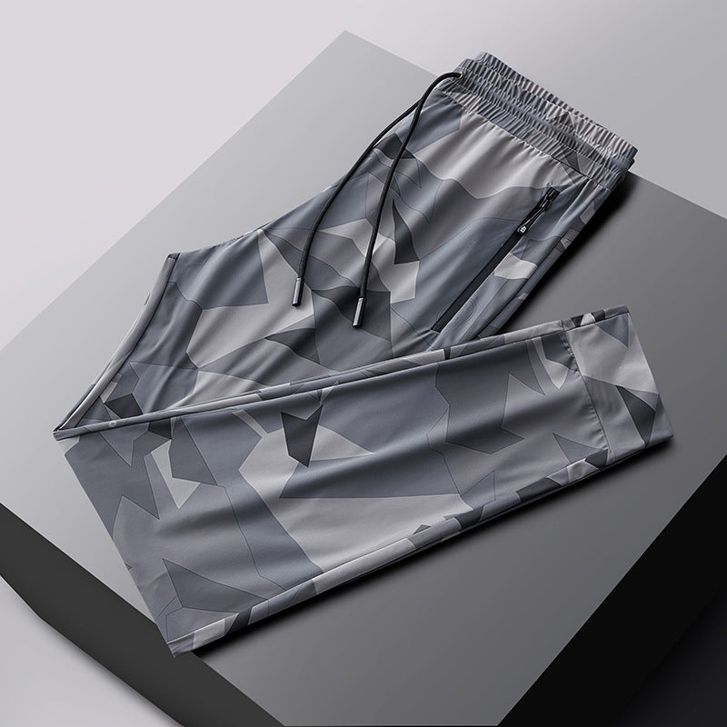 Men's Camouflage Sports Pants – Casual Stretch Joggers (Plus Size)
