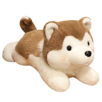 Adorable Husky Plush Pillow - Soft Rabbit Fur Pet Companion - Cozy & Cuddly Decor
