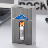 20 USB Charging Cigarette Lighter Case - Fast Car Charger - Metal Design