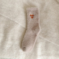 Cozy Fleece-Lined Women's Socks - Warm, Thick & Perfect for Autumn & Winter - One Size Fits Most