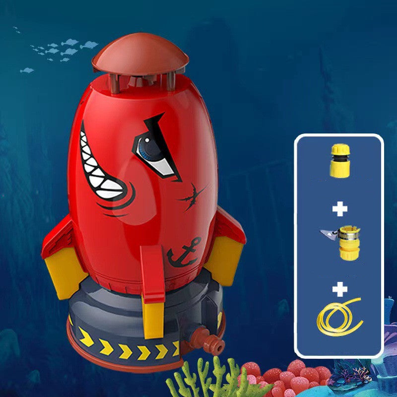 Rocket Water Sprinkler Launcher Toy – Outdoor Flying Spray Toy for Kids Summer Fun What Else You Got?