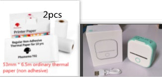 Portable Mini Thermal Label Printer Home Photo Printer Student Wrong Question Printer Bluetooth-compatible Mini Label Printer Price Tag What Else You Got?