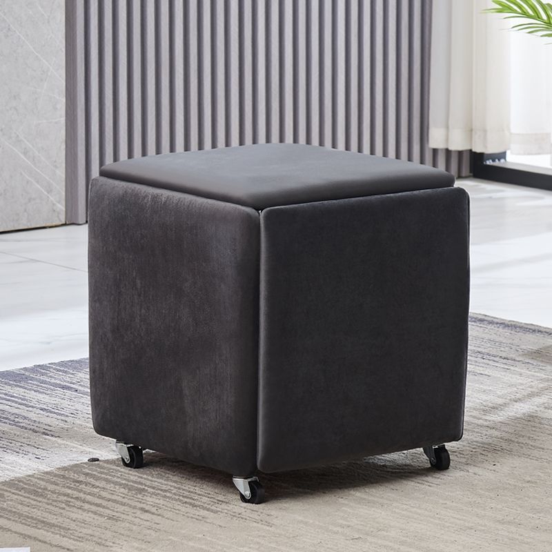 Rubik’s Cube Combination Stool – Multifunctional 5‑in‑1 Storage Ottoman with Flannel or Leather Finish What Else You Got?