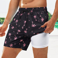 Modest & Stylish Men's Swim Trunks with Anti-Embarrassment Lining - Perfect for Beach & Pool Days | Christian-Inspired Swimwear